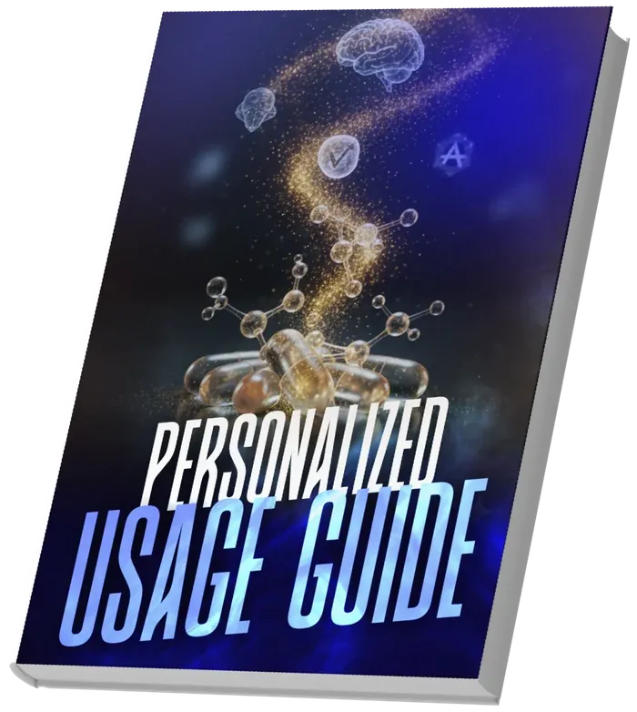 Cover mockup of the Personalized Usage Guide e-book, shown as a tablet and a printed book